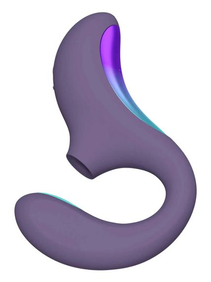 Кліторально-вагінальний звуковий стимулятор LELO Enigma Double Sonic Cyber Purple | Зображення 2