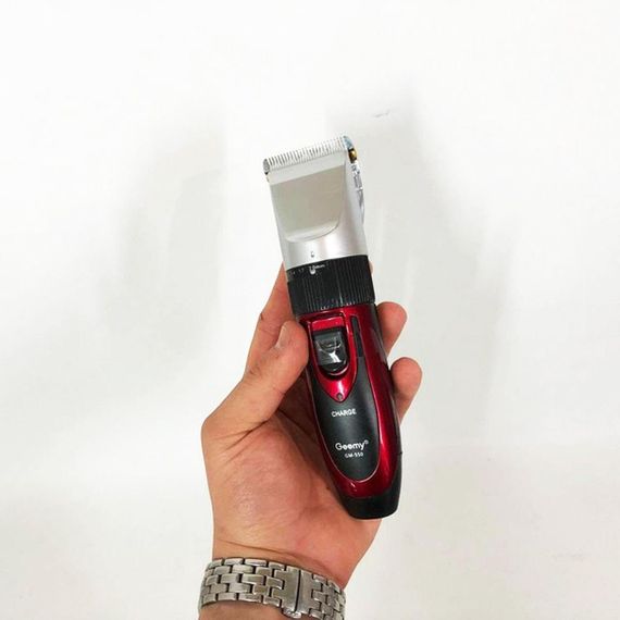 Машинка для стрижки волосся, 4 насадки, Geemy GM-550 / Бездротовий тример з двома акумуляторами | Зображення 5