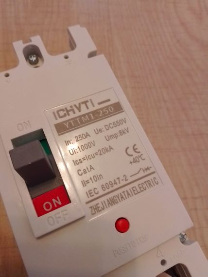 Автоматичний DC mccb вимикач 250а ICHYTI 2p | Зображення 3