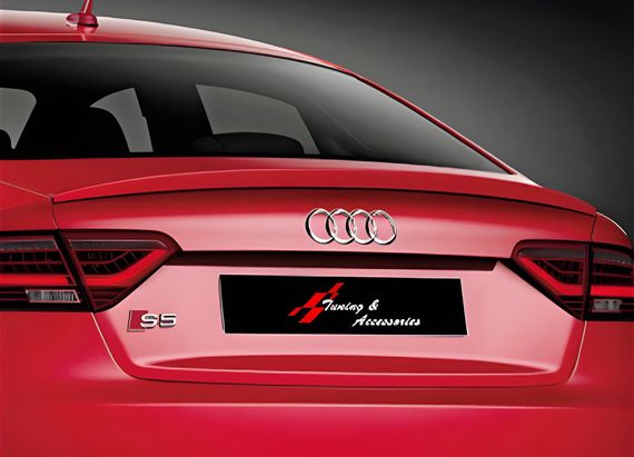 Спойлер DPT V-2 (для Coupe, Черный Глянец) для Ауди A5 2007-2015 гг