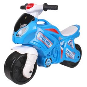 Толокар Мотоцикл Беговел Technok Toys 6467 Блакитний з білим