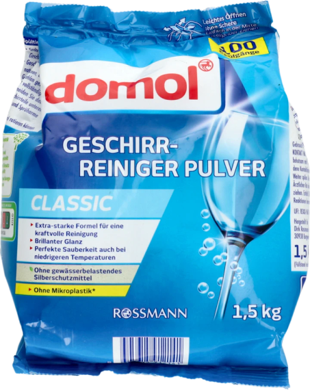 DOMOL Classic Порошок для посудомийної машини 1,5 кг