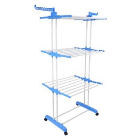 Складна сушарка для білизни до 40 кг 172х73х64см XPRO Garment Rack With Wheels (123459786_722)