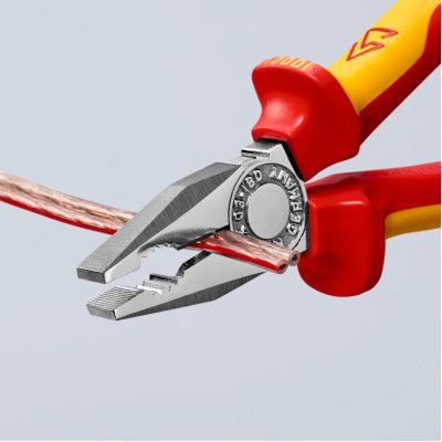 Плоскогубцы KNIPEX комбинированные диэлектрические VDE (03 06 160) | Зображення 4
