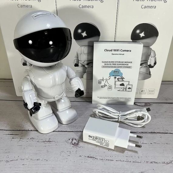 Цифровая поворотная Wi-Fi видеоняня Robot 2mp FullHD | Зображення 4