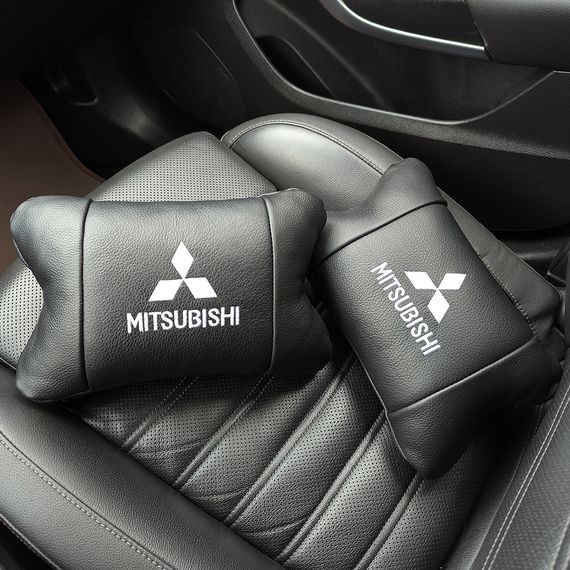 Автоподушки з логотипом Mitsubishi, Дорожні подушки, Подушки для шиї на підголівник FV-67 | Зображення 6