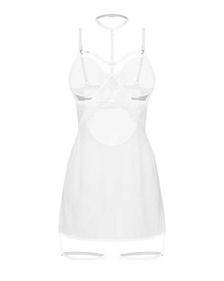 Бебі-долл Obsessive Arrowel White chemise L/XL | Зображення 1