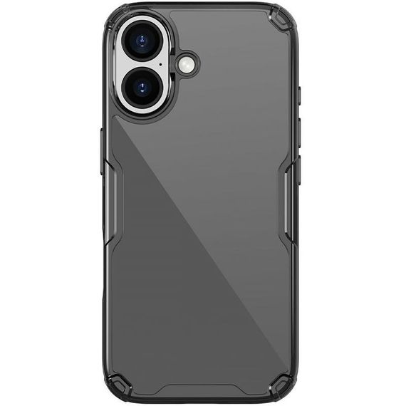 TPU чохол Nillkin Nature Pro Series для Apple iPhone 17 (6.3") Чорний (прозорий) | Зображення 2