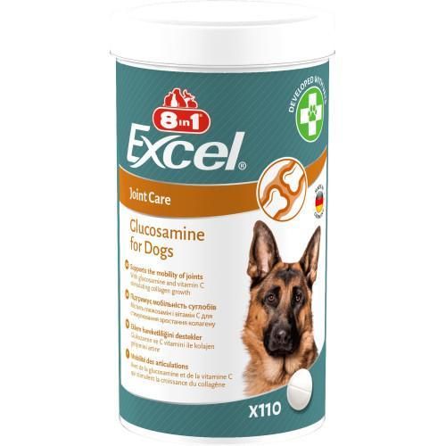 Вітаміни 8in1 Excel Glucosamine для цуценят і дорослих собак, для суглобів, 110 шт. | Зображення 3