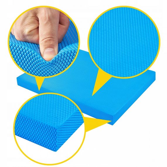 Балансувальна подушка 4FIZJO Balance Pad 49 x 38.5 x 5.8 см Sky Blue (P-5907739318664) | Зображення 1