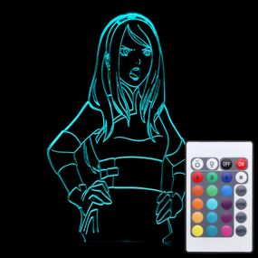 Акриловый светильник-ночник с пультом 16 цветов Сакура Харуно tty-n001106