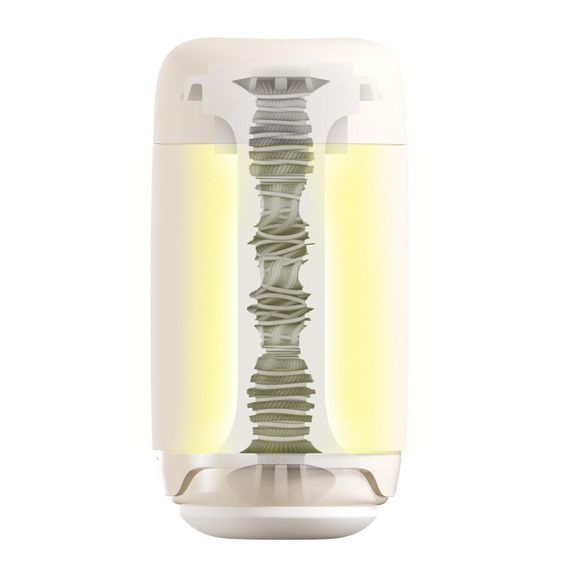 Чоловічий мастурбатор TENGA PUFFY Latte Brown – м’який еластомер, текстура, змащувач на водній основі | Зображення 4