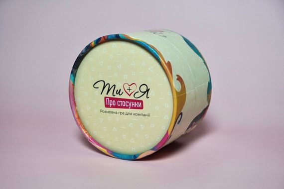 Настільна гра Ти+Я: Про стосунки. Розмовна гра для компанії