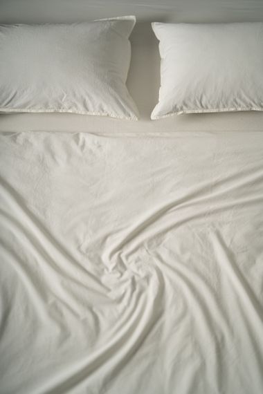 Комплект постільної білизни SoundSleep Stonewash Adriatic Milky сімейний молочний (93315609) | Зображення 7