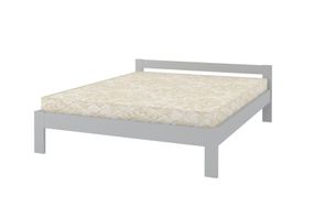 Двуспальная кровать iSmart Дели Светло-серый (RAL 7040) 180х200 см (DDMBG-2228)