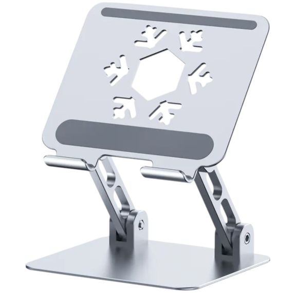 Металлическая складная подставка Primo SP04 для планшета - Silver