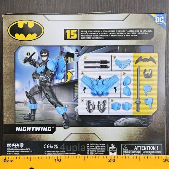 Оригінал DC Comics Batman Adventures Nightwing Бетмен 30 см ігрова фігурка Найтвінг з комплектом броні | Зображення 9