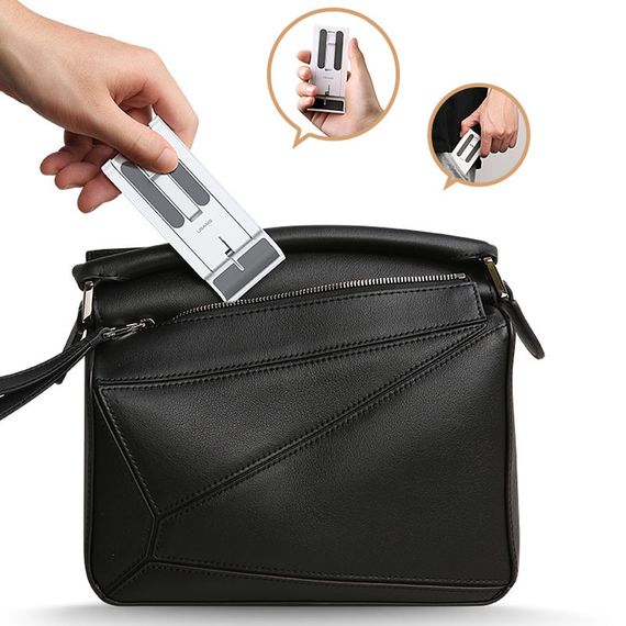 Підставка для телефона/планшета Usams US-ZJ070 Spring Folding Desktop (bellow 12") | Зображення 1