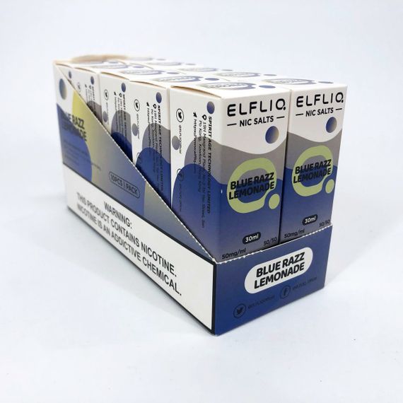 Рідина ELFLIQ 30мл 5%. Синя малина (Blue Razz Lemonade) | Зображення 3