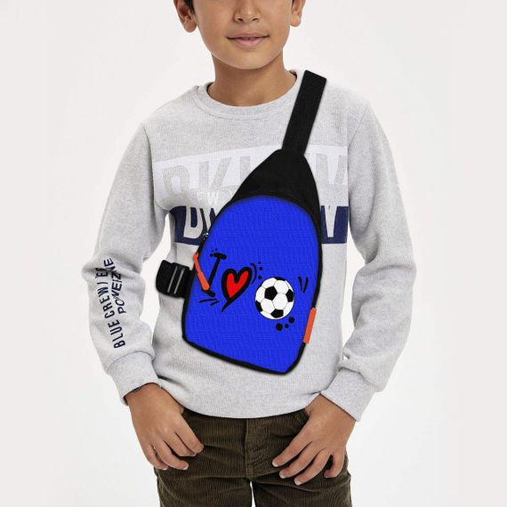 Сумка через плече дитяча Футбол 29х17 см сумка слінг для хлопчика (02230)