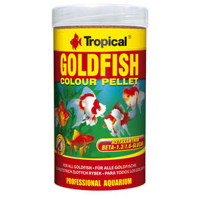 Корм Tropical Goldfish Color Pellet для золотих рибок гранули 90 г / 250 мл