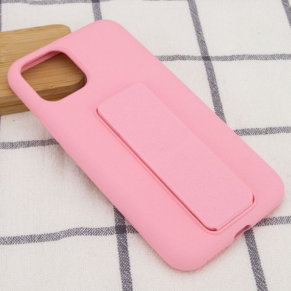 Чохол Silicone Case Hand Holder для Apple iPhone 11 Pro (5.8") Рожевий / Pink | Зображення 4