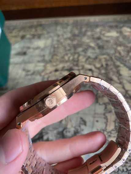 Наручний механічний годинник Audemars Piguet Royal Oak Skeleton (Різні кольори). Заводська якість.