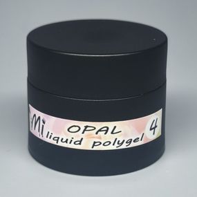 Рідкий полігель Мі OPAL #4 рожево-фіолетовий з шимером 20мл (баночка)