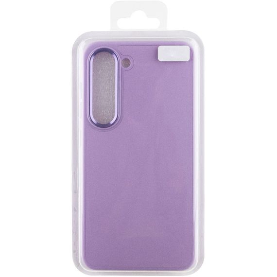 Шкіряний чохол Bonbon Leather Metal Style для Samsung Galaxy S23+ Бузковий / Dasheen | Зображення 5