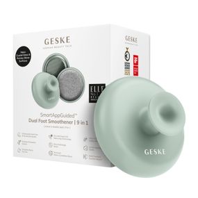 Набор по уходу за стопами с ручкой GESKE Dual Foot Smoothener 9в1 starlight, Зеленый