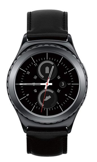 Шкіряний ремінець Primo для годинника Samsung Gear S2 Classic (SM-R732 / SM-R735) - Black | Зображення 1