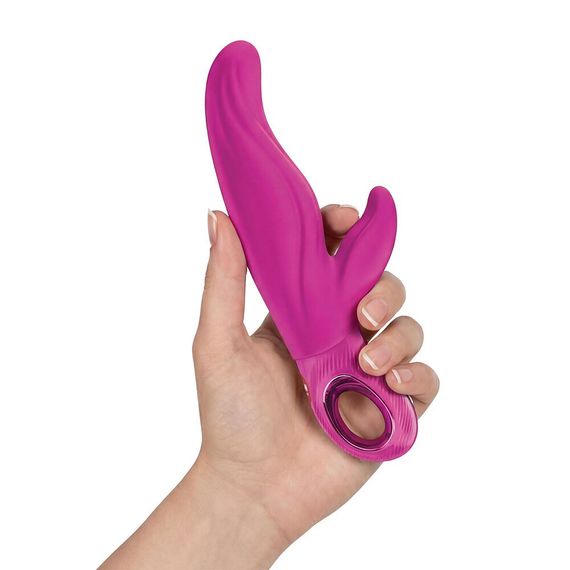 Вібратор-кролик для точки А Fun Factory LADY BI Magenta, 2 мотори, 12 режимів | Зображення 4