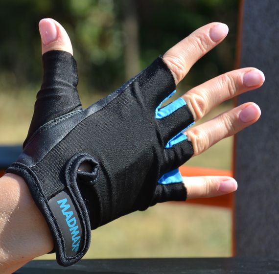 Рукавички для фітнесу MadMax MFG-251 Rainbow Turquoise L | Зображення 9