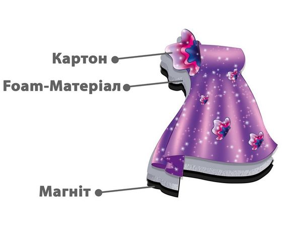 Магнітна гра-одягалка "Блондинка" VT 3204-30 Vladi Toys, в пакеті (4820234760312) | Зображення 2