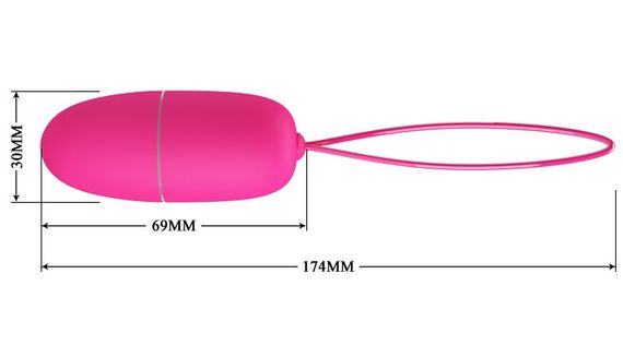 Виброяйцо с пультом ду Pretty Love - SELKIE, BI-014865W-1 sexstyle | Зображення 7