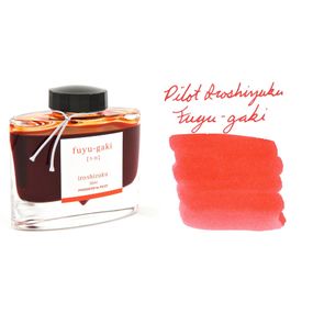 Элитные чернила для перьевых ручек Pilot Iroshizuku Ink 50мл, оранжевый (fuyu-gaki/зимняя хурма)