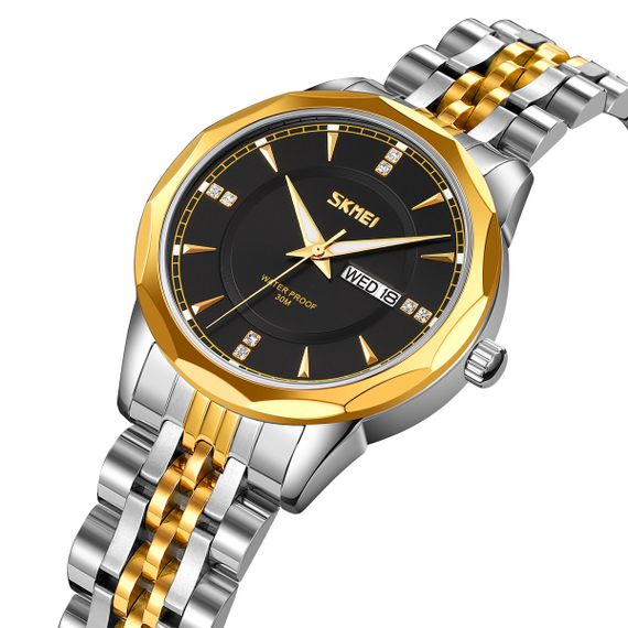 Skmei 9264TGDBK Silver/Gold-Black | Зображення 1