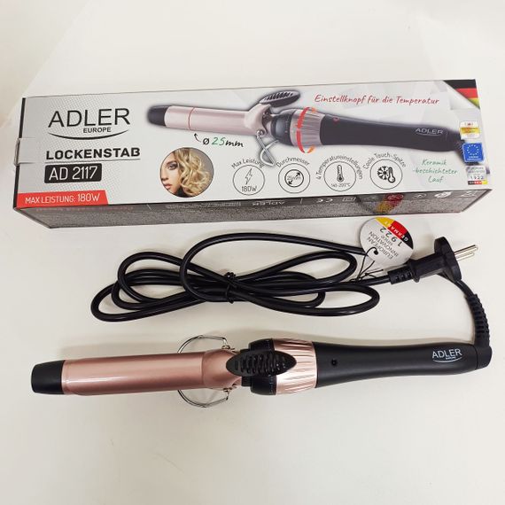 Плойка для локонов и утяжки волос Adler, Плойка для накрутки локонов Прибор завивки волос IH-60 | Зображення 3