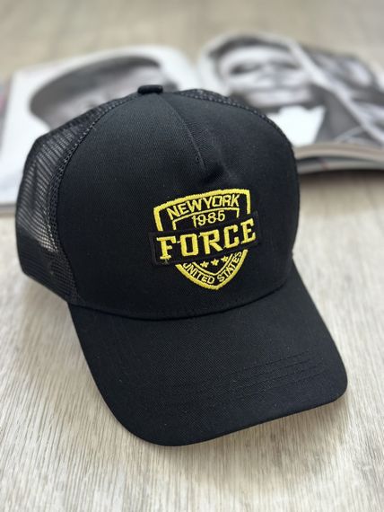 Кепка тракер із сіточкою Forge NY  Чорний з червоним  56-61р (8094) | Зображення 3