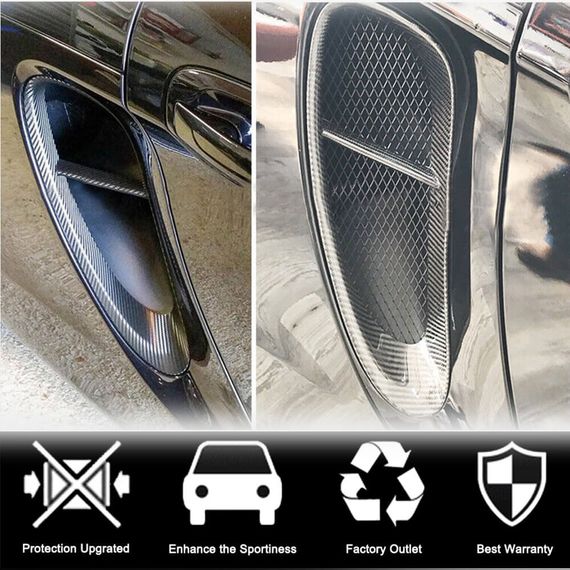 Карбоновые накладки на задние крылья (для Boxster) для Porsche Boxster/Cayman 981 2013-2016 гг | Зображення 1