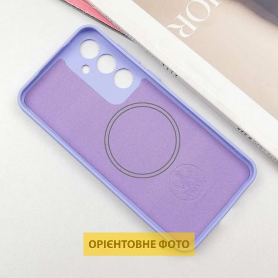 Чохол Silicone Cover Lakshmi Full Camera (AA) with MagFit для Samsung Galaxy S25 Edge Бузковий / Dasheen | Зображення 2