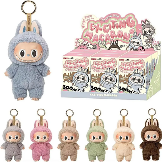 Лабубу трендова іграшка-брелок, м'яка іграшка-брелок Labubu Лабубу 17×8 см | Зображення 1