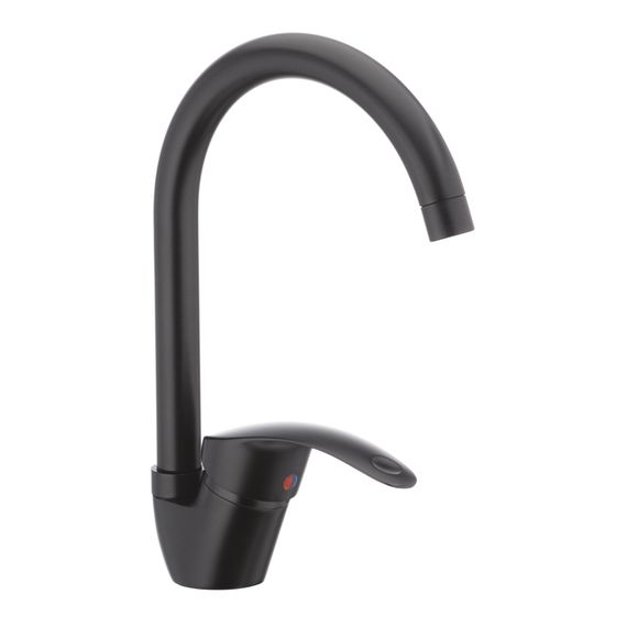 Смеситель для кухни CRON MARS 777-G черный CR0786