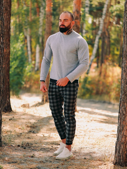 Кофта пантера сірий S M | Зображення 2