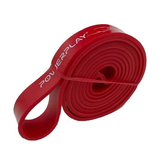 Еспандер-петля (гумка для фітнесу і кроссфіту) PowerPlay 4115 Power Band Червона (14-39 кг) (PP_4115_Red_(14-39 kg)) | Зображення 4