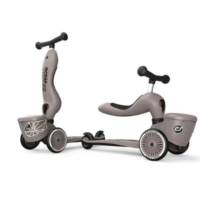 Самокат Scoot&amp;Ride Highwaykick-1 Lifestyle коричневый (SR-210621-BROWNLINES) | Зображення 1