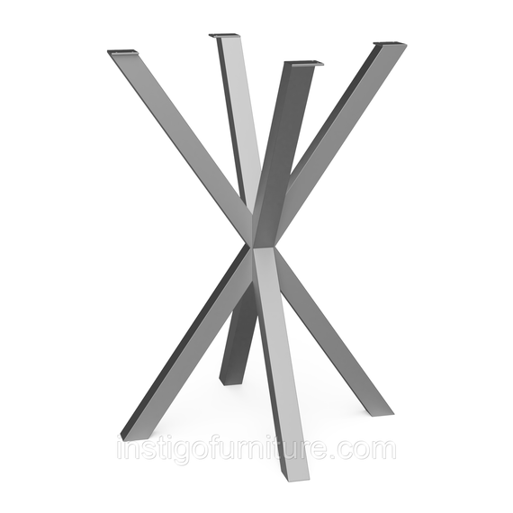 Каркас для столу з металу 550×550mm, H=730mm Сірий | Зображення 1