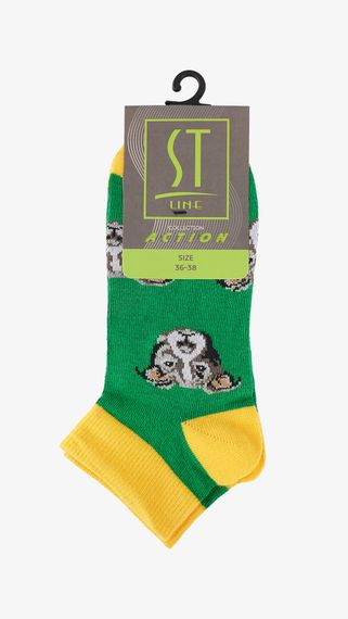 Шкарпетки короткі чоловічі UBС011 39-41 Зелений shop (4820226551591) | Зображення 2