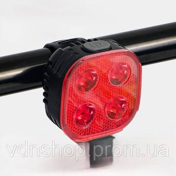 Розумний задній ліхтар для велосипеда, Стоп-сигнал на раму велосипеда, Задній акумуляторний велоліхтар CT-59 | Зображення 1