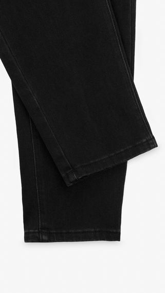 Джинси Slim Fit однотонні чоловічі GENUA 2226 33 Чорний shop (2000999385667) | Зображення 2